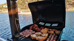 During your stay at Rina's bay you will have the chance to swim and enjoy a splendid barbecue