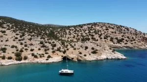 Main photo for Private Naxos Full Day Catamaran Excursion to the Small Cyclades or Paros