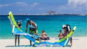 Video for Kitesurfing Lesson in Naxos at Mikri Vigla Beach for Beginners