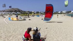 Gallery photo 1 for Kitesurfing Lesson in Naxos at Mikri Vigla Beach for Beginners
