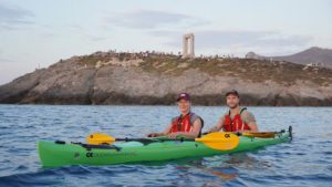 Gallery photo 1 for Sea Kayak Sunset Trip around Portara, the Landmark of Naxos