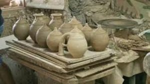 Το παραδοσιακό εργαστήρι κεραμικής στον Δαμαλά