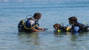 Main photo for Scuba Diving for Kids (Bubble Maker) in Santa Maria Beach, Paros