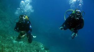 Gallery photo 2 for Single Dive Scuba Diving for Experienced Divers in Santa Maria Beach, Paros
