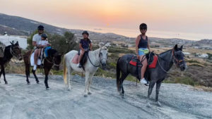 Main photo for Horse Riding at Kakapetra in Paros. Beginners & Experienced Riders. Morning or Sunset