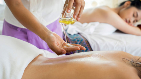 Oil massage treatment