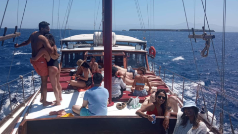 Enjoy the ample sun deck and relax