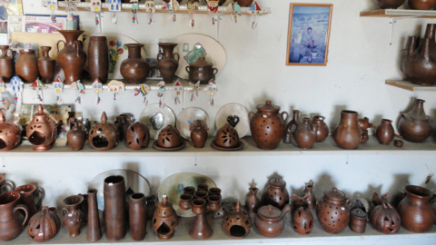 Browse the artifacts and take some back home