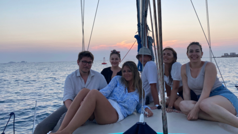 Bask in the glow of the setting sun with loved ones