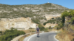 The tour uses the best roads in Naxos