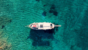 Float in turquoise waters surrounded by quiet island beauty