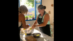 The local cook is giving detailed instructions