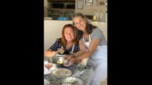 Follow step by step instructions for zucchini balls 