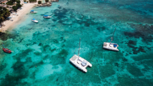 Private Half Day Cruise on a Luxury Catamaran. Explore the Coastline of Naxos or Paros photo