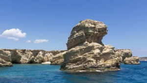 Rocky formations in Koufonissia islands