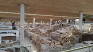 Explore the amazing Akrotiri excavations 