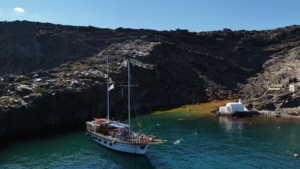Santorini Volcano & Hot Springs Boat Tour with Hiking and Swimming. Optional Transfers photo