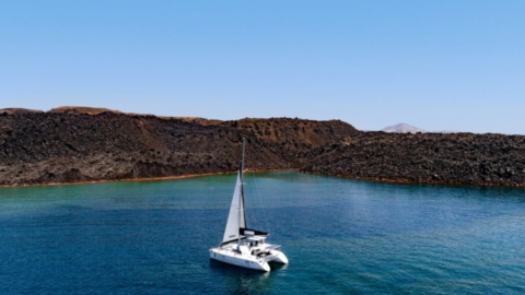 Cool off with a swim in crystal-clear blue shallows