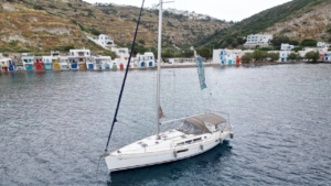 Feel the refreshing sea breeze as you sail across the Aegean