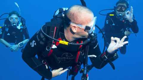 Experience the thrill of consecutive dives with expert guidance