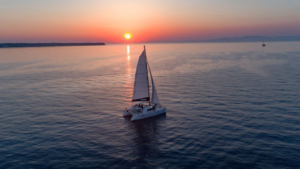 Private Half-Day Luxury Sunset Cruise in Santorini photo