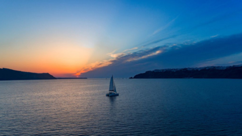Watch the horizon stretch beyond a volcanic dreamscape