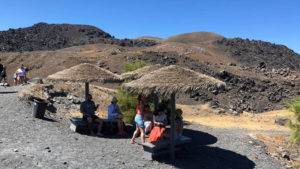 Visit Erinia, the small bay of the active volcano