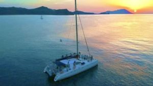 Video for Half Day Sunset Cruise on a  Catamaran to Kleftiko and Adamas from Agia Kyriaki (Milos)
