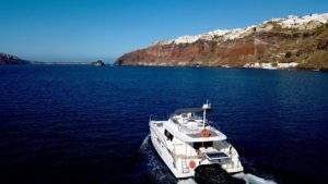 Main photo for Santorini Cruise on a Luxury Power Cat 46΄ Catamaran
