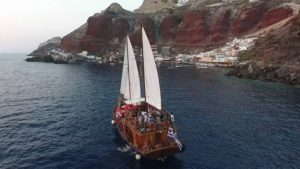 Main photo for Santorini Caldera Cruise on a Traditional Boat