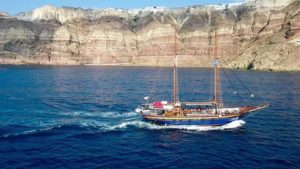 Embark on a Once-in-a-Lifetime Adventure on a Classic Wooden Ship Tour of Santorini