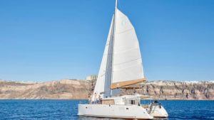 Gallery photo 2 for Weekly Charter of a Catamaran from any Cycladic Island to Other Islands