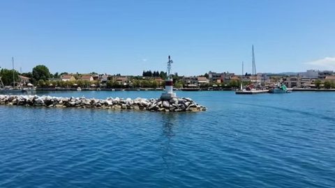Approaching land