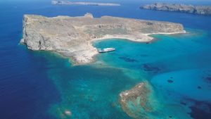 Visit Gramvousa island and get enchanched by the turquoise waters that surround it.