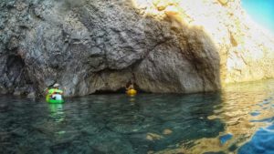Take the opportunity to venture into secluded caverns and take a dip in the pristine waters