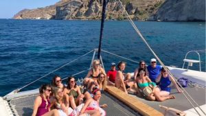 Video for Half Day Cruise from Adamas (Milos) to Kleftiko and Aghia Kyriaki on a Luxury Catamaran