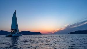 Main photo for Santorini Sunset Cruise with BBQ and Drinks