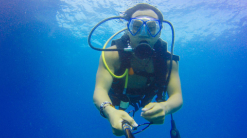 No prior experience with scuba diving is necessary