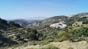 A general view of Apeiranthos village
