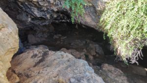 Androus cave, a deep cave on the base of the mountain
