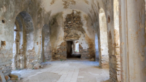 The 17th-Century Kaloritsa Monastery, surrounded by natural beauty and peaceful atmosphere