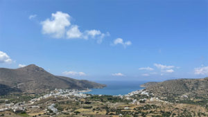 The view above Katapola port