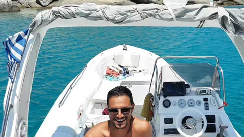 Άποψη του σκάφους από ψηλά