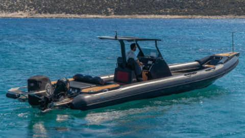 The powerful RIB speedboat