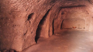 A traditional wine cellar ('kanava')