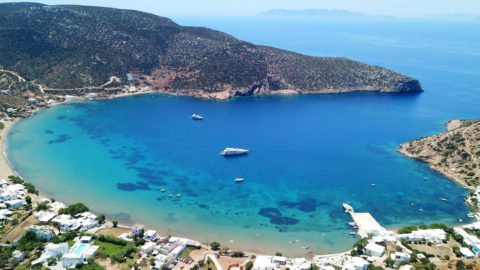 The aqua-marine pristine water of Sifnos island