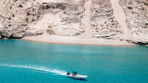 Drift along winding shorelines dotted with secret beaches
