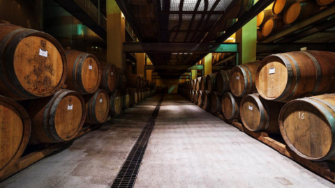 Εξερευνήστε το κελάρι γεμάτο παλαιωμένα κρασιά