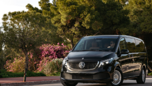 The luxurious minivan at your disposal