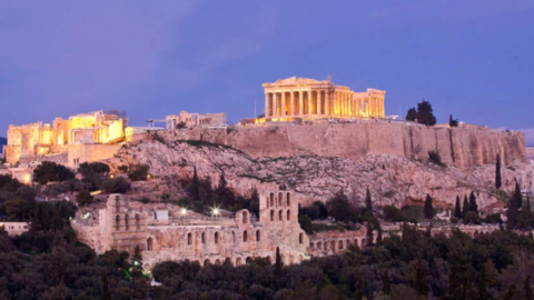 Ο Παρθενώνας στα χρώμα τα του σούυρουπου
